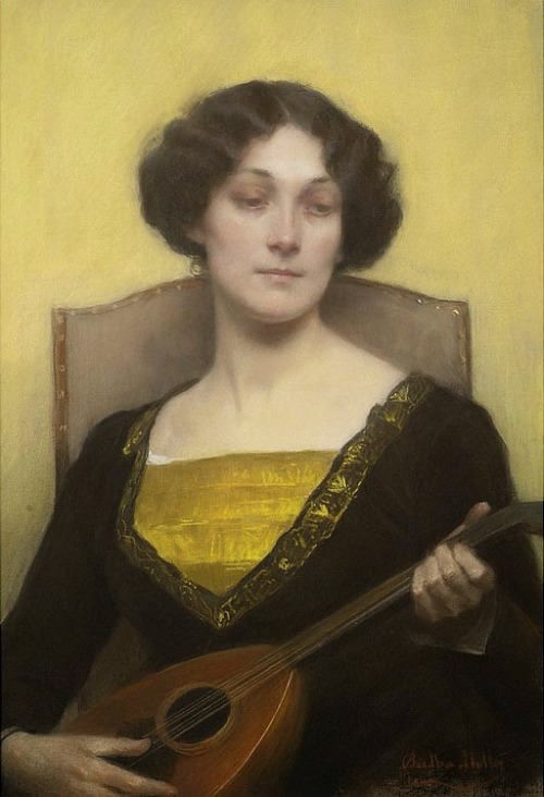 mudwerks: Emilia Floege Jouant de la mandoline, Bertha Müller Art