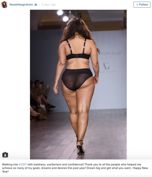 refinery29: Ashley Graham is sharing all the body positive feels for 2017 on InstagramAshley Graham 