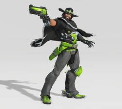 cyde:Only Mccree could pull off neon green