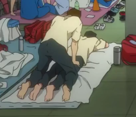 sportsanimedork:  person: stop trying to make sports anime and manga gay!!!1!me: