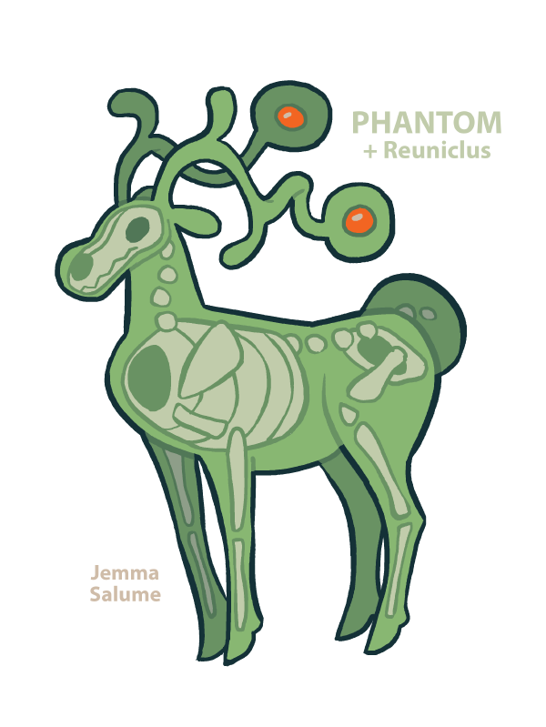 oxboxer:  STANTLER SPLICES!As a follow-up for my Girafarig Crossbreeds, I wanted