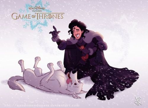 scrubbingwesteros:  Disney-style Game of Thrones characters by various artists. 