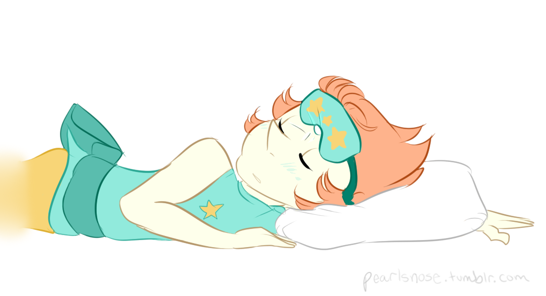 pearlsnose:  I bet one day Pearl will realize that when she’s sleeping her gem