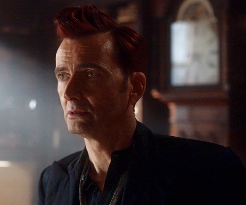 Thinking About How During The Confession, Crowley Was Trying So Hard To Hold Back His Tears. He Looks