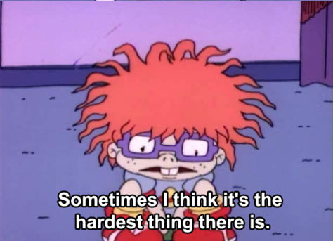 Porn photo ruinedchildhood:  Rugrats was deep. 