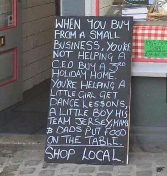 blazepress:  Shopping local. 