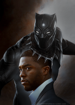 seemeunseelie:  Chadwick Boseman as the Black