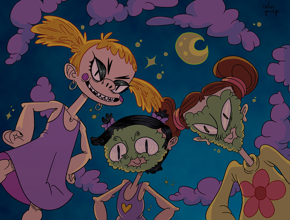  i’ve seen cool people redrawing frames of cartoons and i wanted to try it.hey