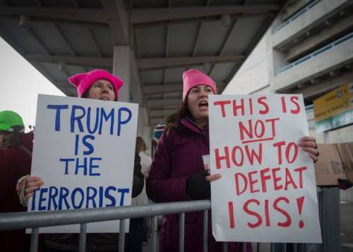 micdotcom:  14 photos show the massive protests against Trump’s Muslim ban at airports across the US