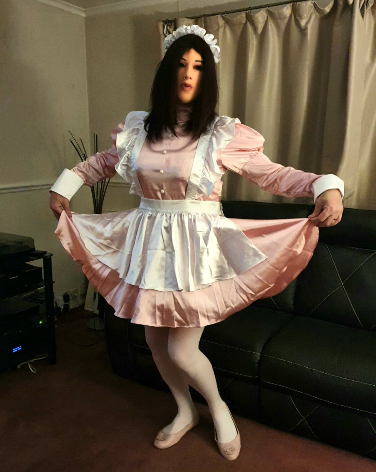 Sissy lotties new dress, ready for service. – @maidlottie on Tumblr