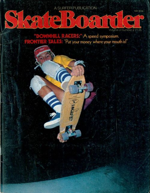 westside-historic: Jay Adams on the cover of Skateboarder from Dec, 1976, when he rode for Logan Ear