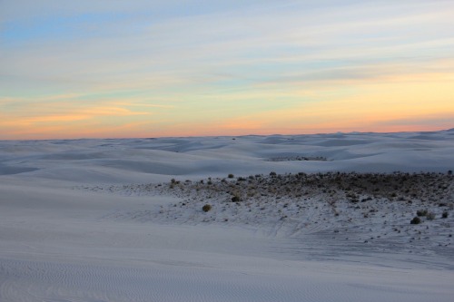 I spent the weekend in White Sands National Monument in New Mexico.