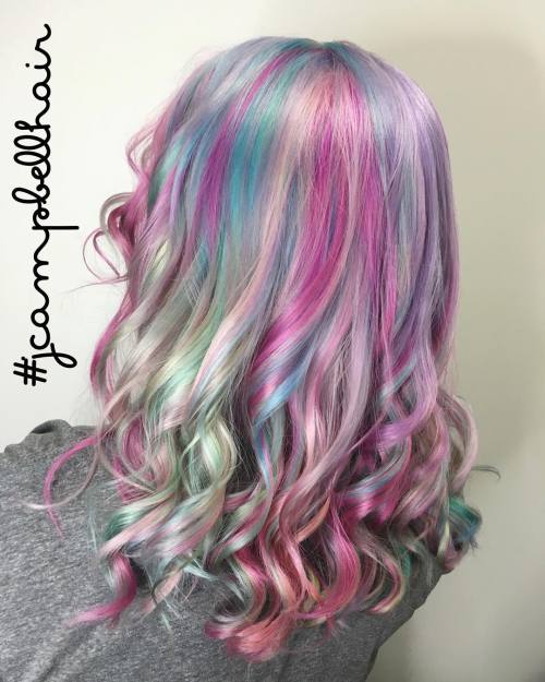 Let&rsquo;s talk about pastel unicorn hair. #ohyes #pastelhair #pastel #unicornhair #pastelunicornha