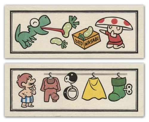 xombiedirge:  Chibi Gaming Woodblock prints by Jed Henry / Tumblr / Store 