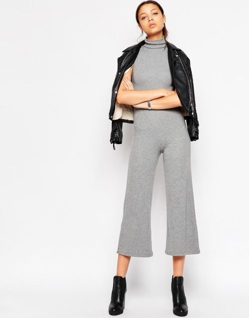 ASOS Tall | ASOS TALL Premium Jumpsuit With Turtleneck in Wool Touch at ASOShttp://us.asos.com/ASOS-