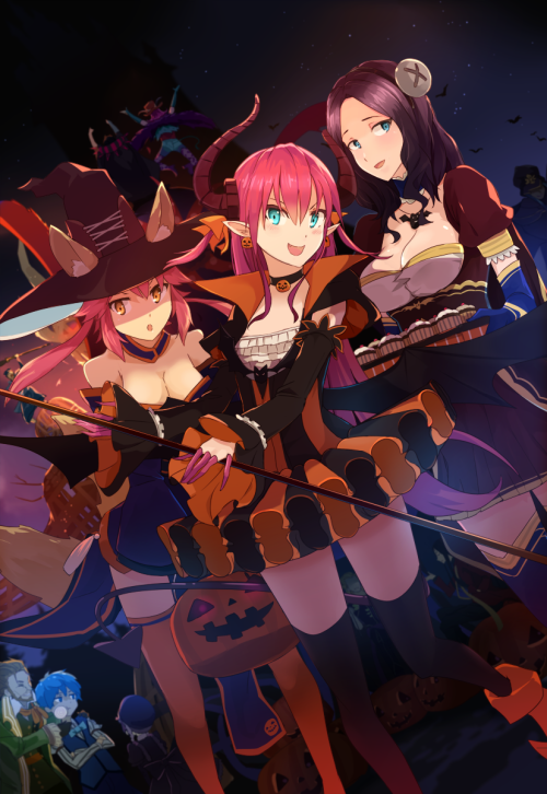 shinichameleon: HALLOWEEN CASTERS ! by Hsin. ※Permission to upload this was given by artist. Do not 