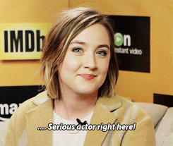 Saoirse Ronan talks to IMDB about her favorite movie quotes