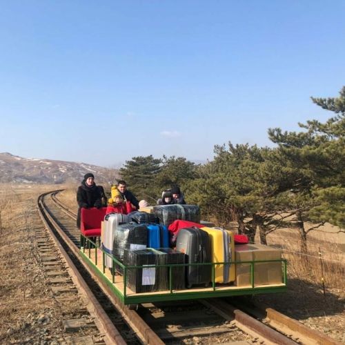 polychroniadis: Russian Diplomats Flee North Korea by Hand-Powered Rail Cart, Feb. 26, 2021.