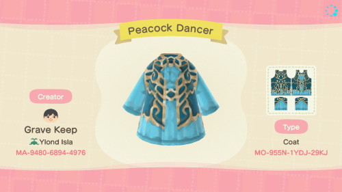 happyhappydesigns:Peacock Dancer - Gown and Robe Set