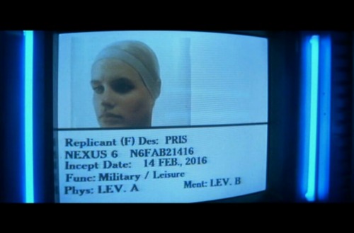 Today is the inception date for the Nexus 6 military/leisure replicant.Buy her something nice/and ta