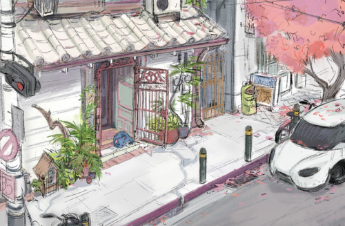 Big Hero 6 visual development by Scott Watanabe (x)