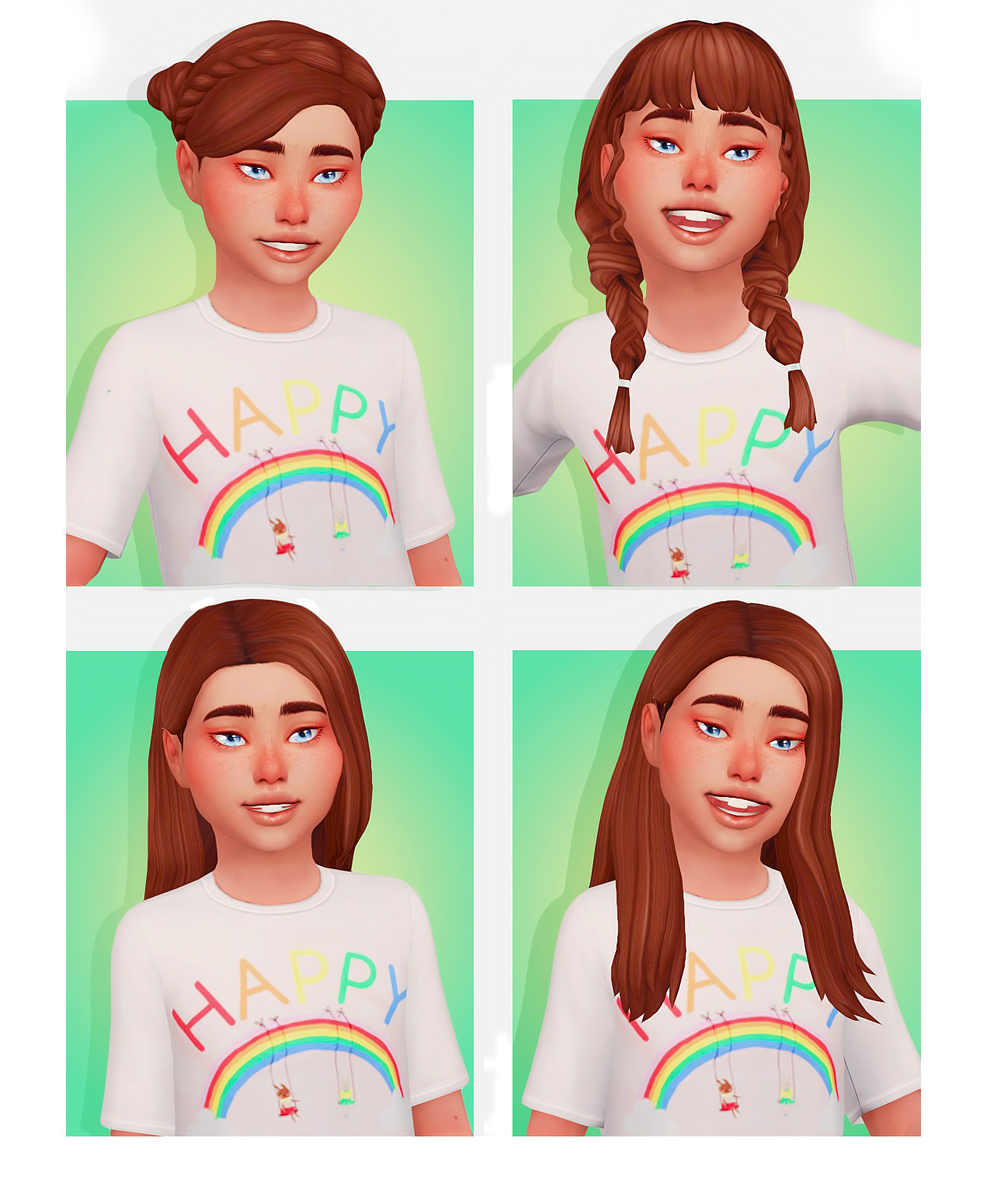 Naevys Sims Kids Hair Conversions Another Hairstyles
