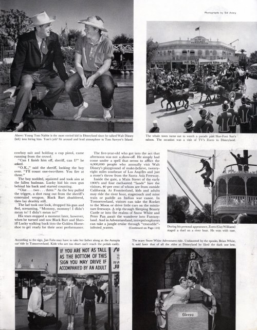 “The Intrepid Kids of Disneyland”Saturday Evening Post, June 28, 1958