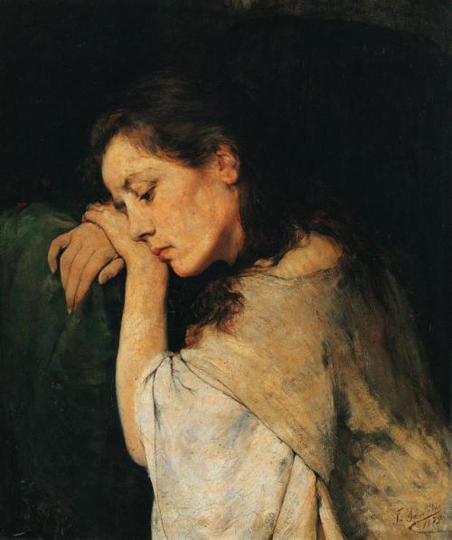 Georgios Iakovidis (1853-1932) - Una mujer triste