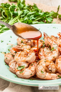 foodffs:  SPICY, BUTTERY ASIAN GRILLED SHRIMP