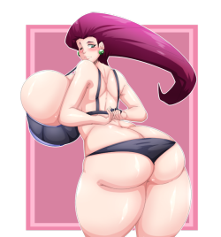 oki-doki-oppai: Jessie - Team Rocket!   Commissions are open yes!Full res pics available on patreon at the end of each month : www.patreon.com/okioppai   