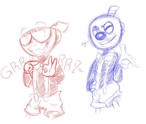 Some Cuphead Sketches