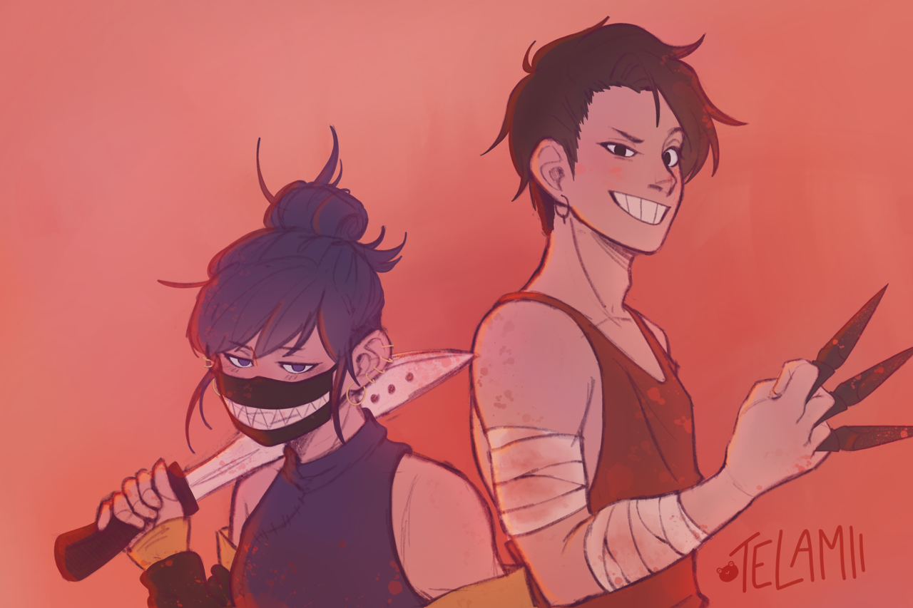 Idk Man Im Tired Undercut Duo Jirou And Sero I Did Some Fanart Of