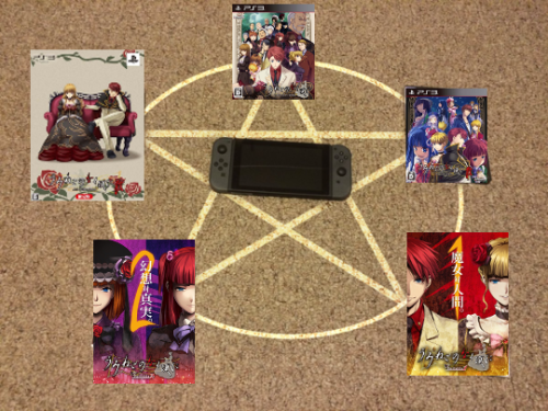 goldenlandfiascos:trying to summon the all-in-one package of umineko in a western release on switch 