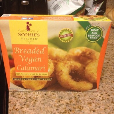 Found this the other day at #wholefoods & excited to try it for #dinner tonight #calamari #vegan #vegetarian #food #yum #yay