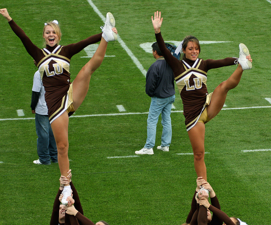 Upskirts high school cheerleader crotch shots