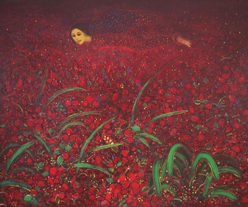 crastinating: Gogi Saroj Pal (Indian, b. 1945), Homecoming, 1990