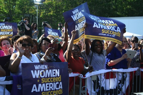 womensucceed2014:First day of Women on a Roll is a wrap! Thanks to all who came out to see us in Sen