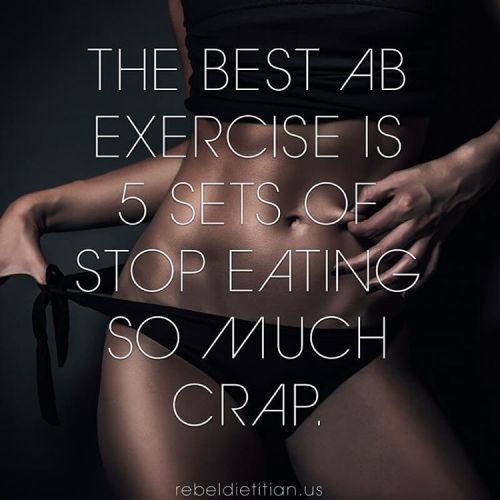 stop eating crap = stop being fat #fitnotfat #absnotflabs #workout #fitspo