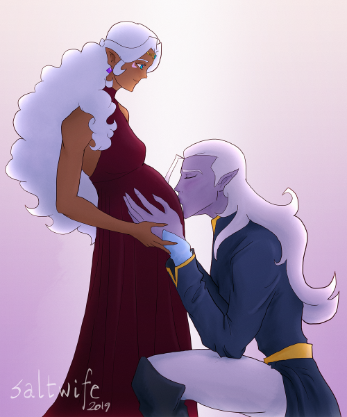 lotors-saltwife:Lotura Valentines gift for @giobana!  Bring on the beautiful white haired Galte