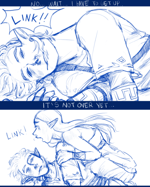 Might Fuck Around And Start Posting On Tumblr Again (starting With A Sad Botw Comic I Made A While Back