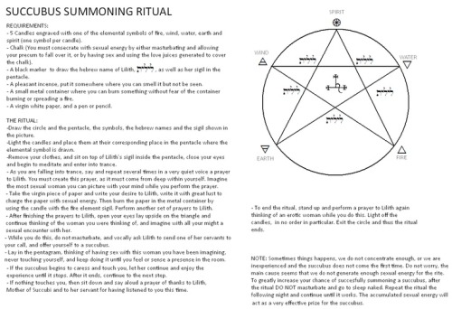 Succubus Summoning Ritual