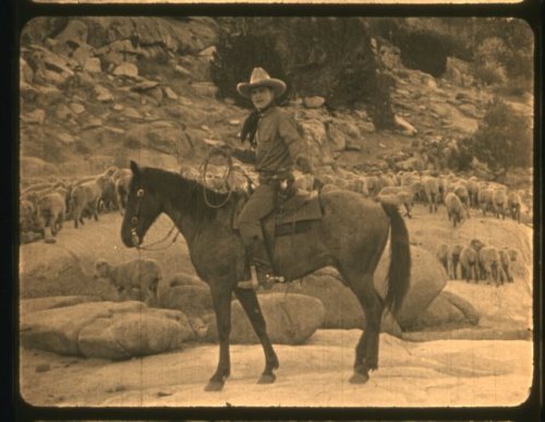 Old Fellow. 35mm nitrate film. Scenes from an early 20th century silent film reel I found. 