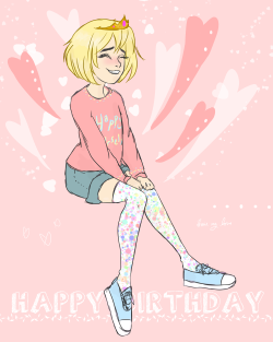 cattchi:  happy birthday to my firstborn child whom i love