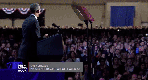 micdotcom: And then there was this moment. More from Obama’s farewell speech. 