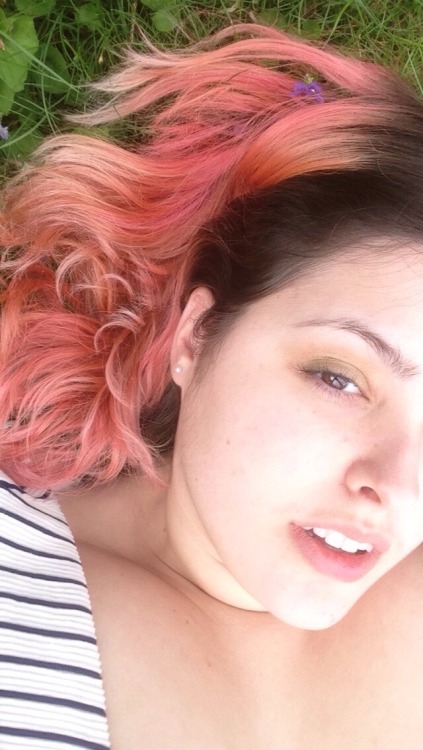 wheretheres-smoke:my spring aesthetic: wearing backless dresses and laying in fields