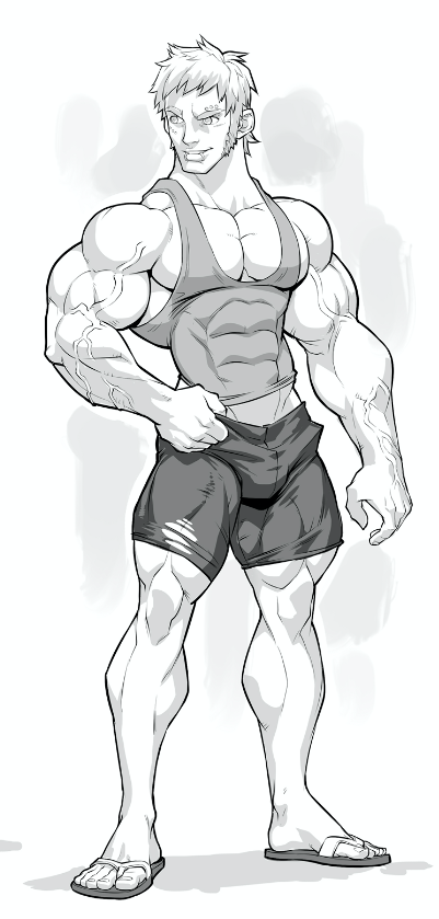 luxurizdude:  A little more design cartoon commission I did time ago for kezzajam