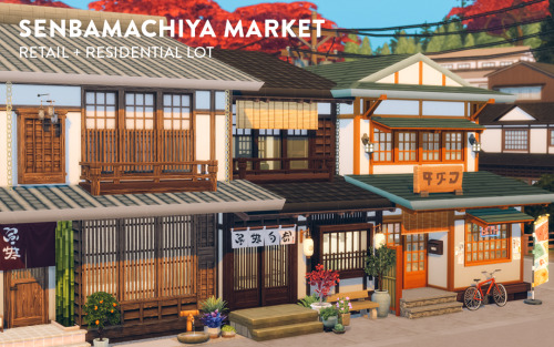 whyeverr: Senbamachiya Market | RetailAt the heart of Senbamachi sits a quaint quartet of machiya—tr