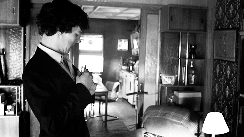 johnlock-addicted: Sherlock Holmes trying to seduce John Watson (and the audience)