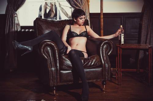 Sandon studio shoot… With Estrany.. #helmutnewton inspired #lingerie #booze #chesterfield #mo