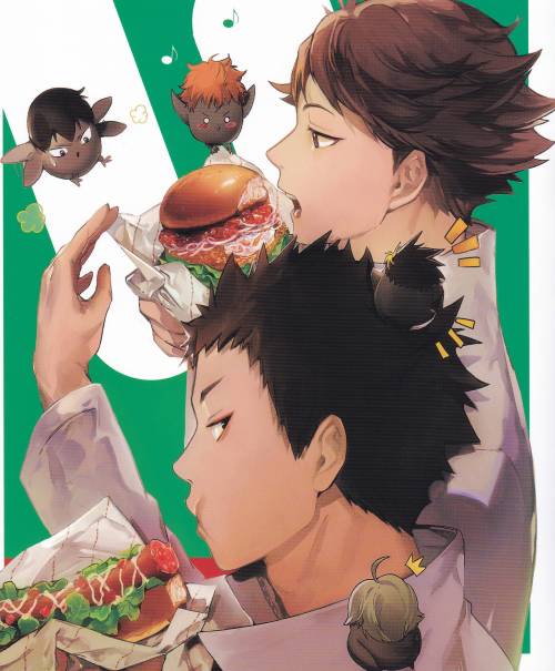 Porn rhenoa24: Haikyuu!! Food Illustration Book photos